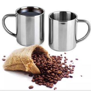 Double en acier inoxydable réutilisable Bouilloire réutilisable Boisson Mug Eau Milk Cup