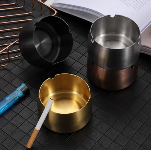 Cendrier à cigares en acier inoxydable