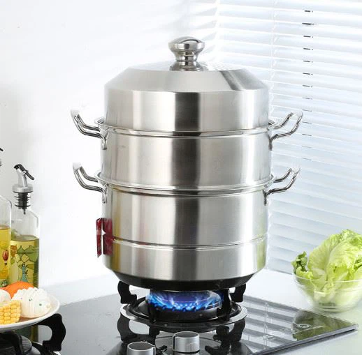 Corn Dumpling Seafood Food Steamer Soup Pot