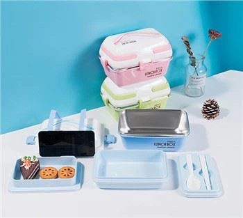 Bento Box pour les écoliers avec vaisselle